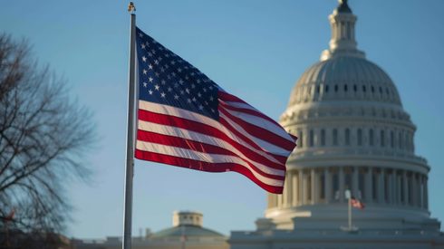 Flag, American Flag, Capitol Hill