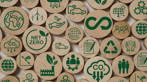 Environmental climate carbon symbols